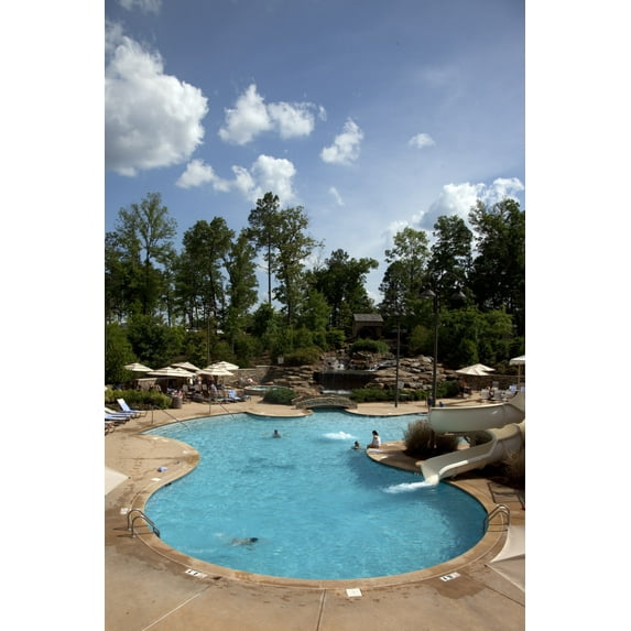 Print: Pool At The Hotel That Is Located At The Ross Bridge Golf Course