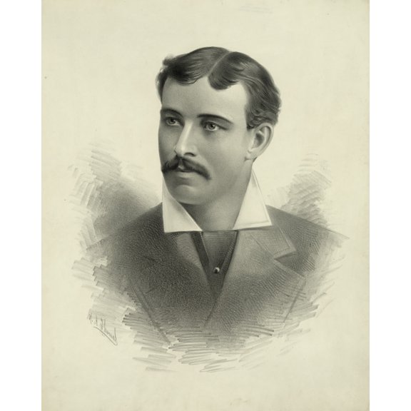 Print: Portrait Of An Unidentified Male