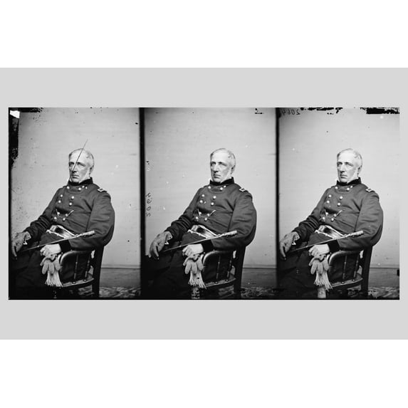 Print: Portrait Of Brig. Gen. James S. Wadsworth, Officer Of The Federal