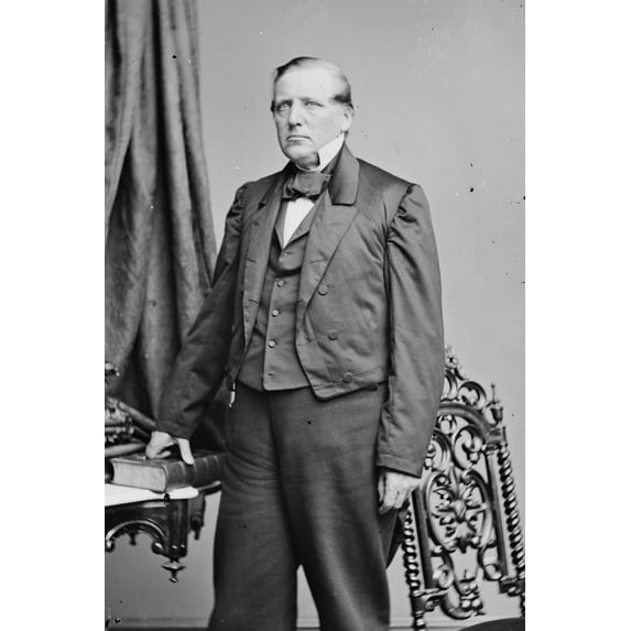 Print: Portrait Of Secretary Of The Interior John P. Usher, Officer Of The