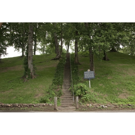 Print: Prehistoric Indian Mound, Florence, Alabama, 2010