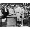 thumbnail image 1 of Print: President Coolidge Shaking Hands With Walter Johnson At Griffith, 1 of 4