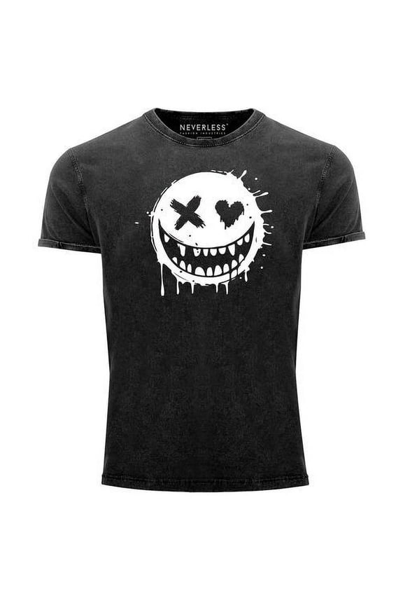 Print Print Smiling Drip Face T