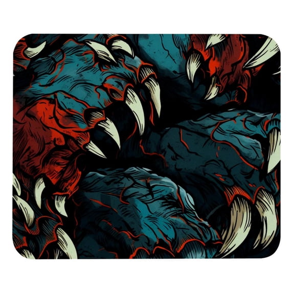 Print Printed Desk Mat Mousepad, Non-Slip Rubber Bottom, 8.3x9.8 Inch, Suitable for Office and Gaming