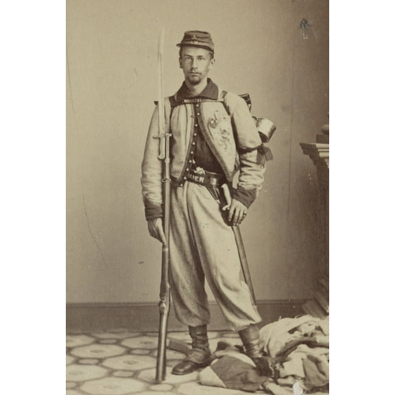 Print: Private F. E. Brownell, 11th New York Infantry, Ellsworth's