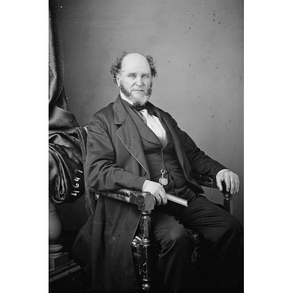 Print: Prof. Mills, circa 1855