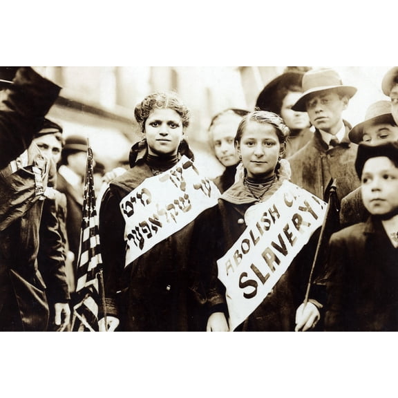 Print: Protest Against Child Labor In A Labor Parade, 1909