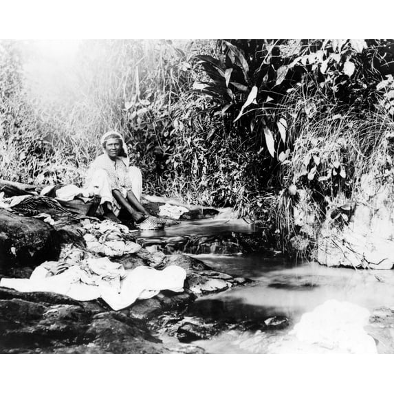 Print: Puerto Rican Laundry, 1903