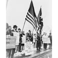 thumbnail image 1 of Print: Puerto Ricans Demonstrate For Civil Rights At City Hall, New York, 1 of 4