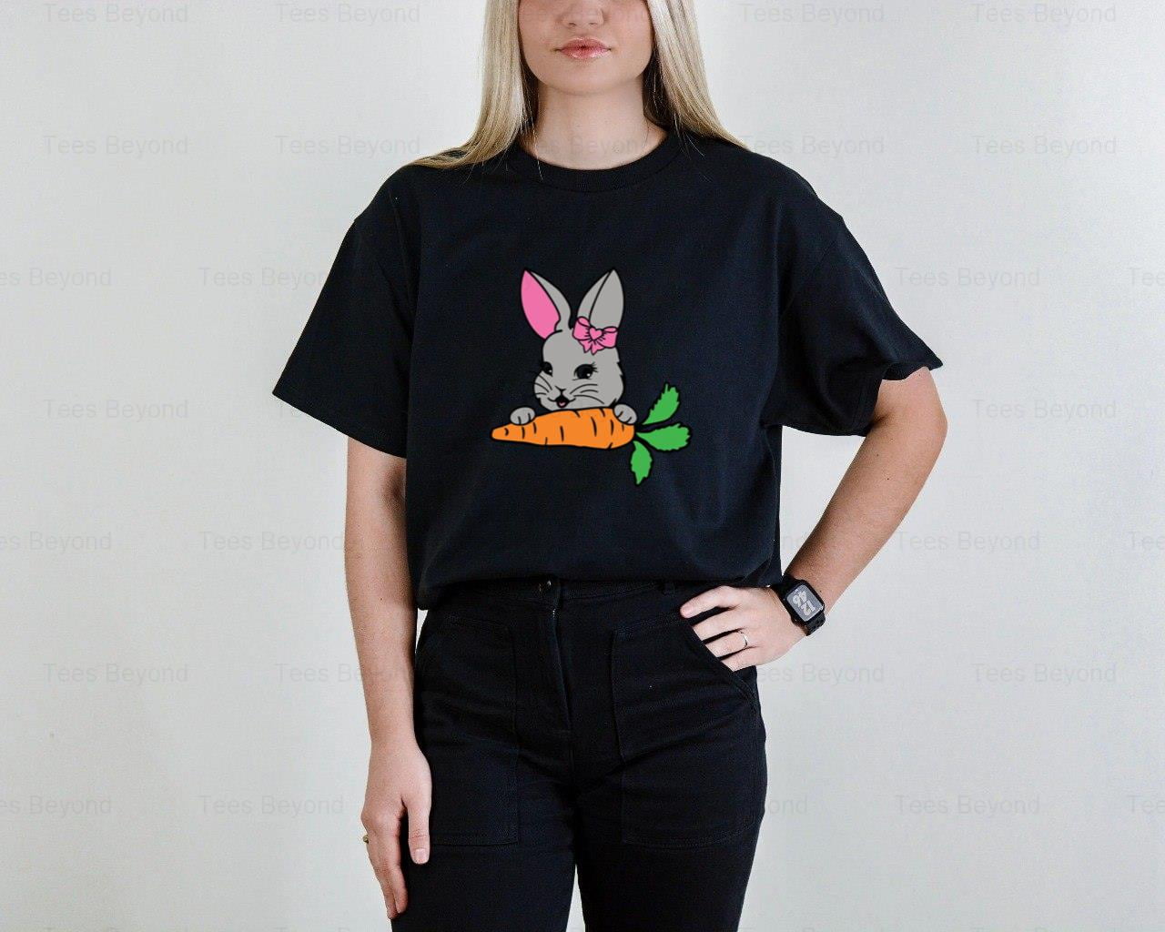 Print Pulse 98 Rabbit peeking Svg, Easter Svg, Rabbit carrot, Bunny ...