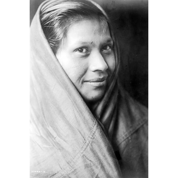 Print: Quilliute Girl, 1913