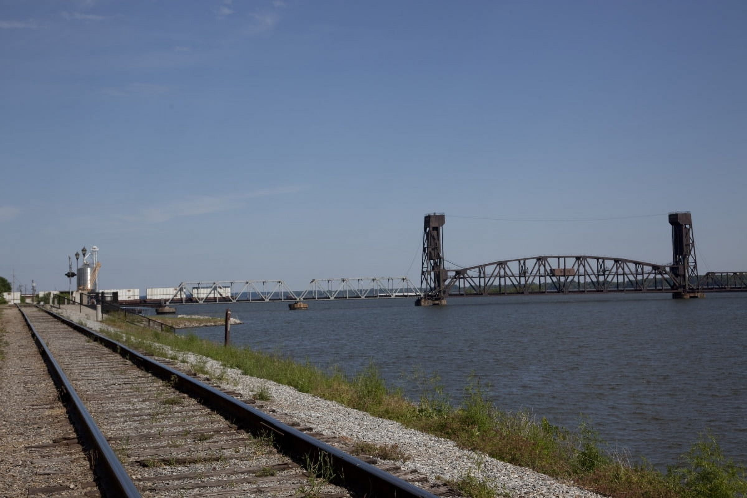 Print: Railroad Bridge, Decatur, Alabama, 2010 - Walmart.com