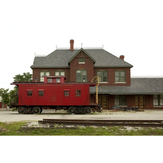 Print: Railway Station, Tuscumbia, Alabama, 2010