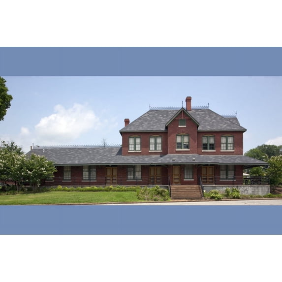 Print: Railway Station, Tuscumbia, Alabama, 2010