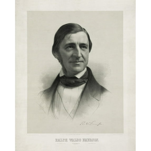 Print: Ralph Waldo Emerson, 1859