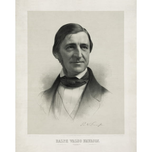 Print: Ralph Waldo Emerson, 1859