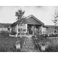 thumbnail image 1 of Print: Ranch House Near Fairbanks, 1916, 1 of 4