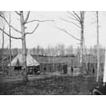 thumbnail image 1 of Print: Rappahannock Station, Va. Sutler's Hut And Stockade Of 50th New, 1 of 4