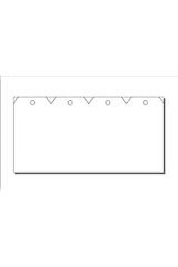 Print-Ready #7 Hang Tags (2-7/8" x 5-3/4"), 4-UP on 5-3/4" x 11-1/2 White 65lb Cover Paper - 250 Sheets (1000 Hang Tags)