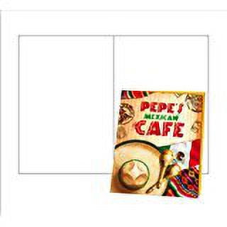 Print-Ready Bi-Fold Brochure (No-Tear Waterproof), 8-1/2" x 11 (folded), 1-UP on 12" x 18" White Synthetic 8-Mil Paper - 25 Sheets