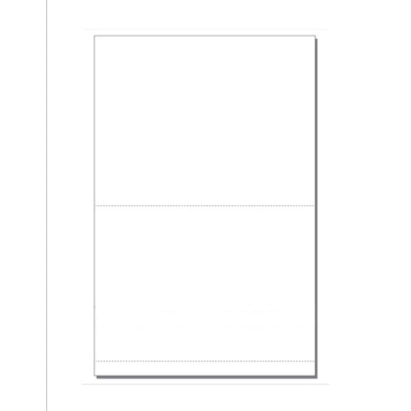 Print-Ready Business Form, 11" x 17", Double-Perfed, White Bond - 500 Sheets
