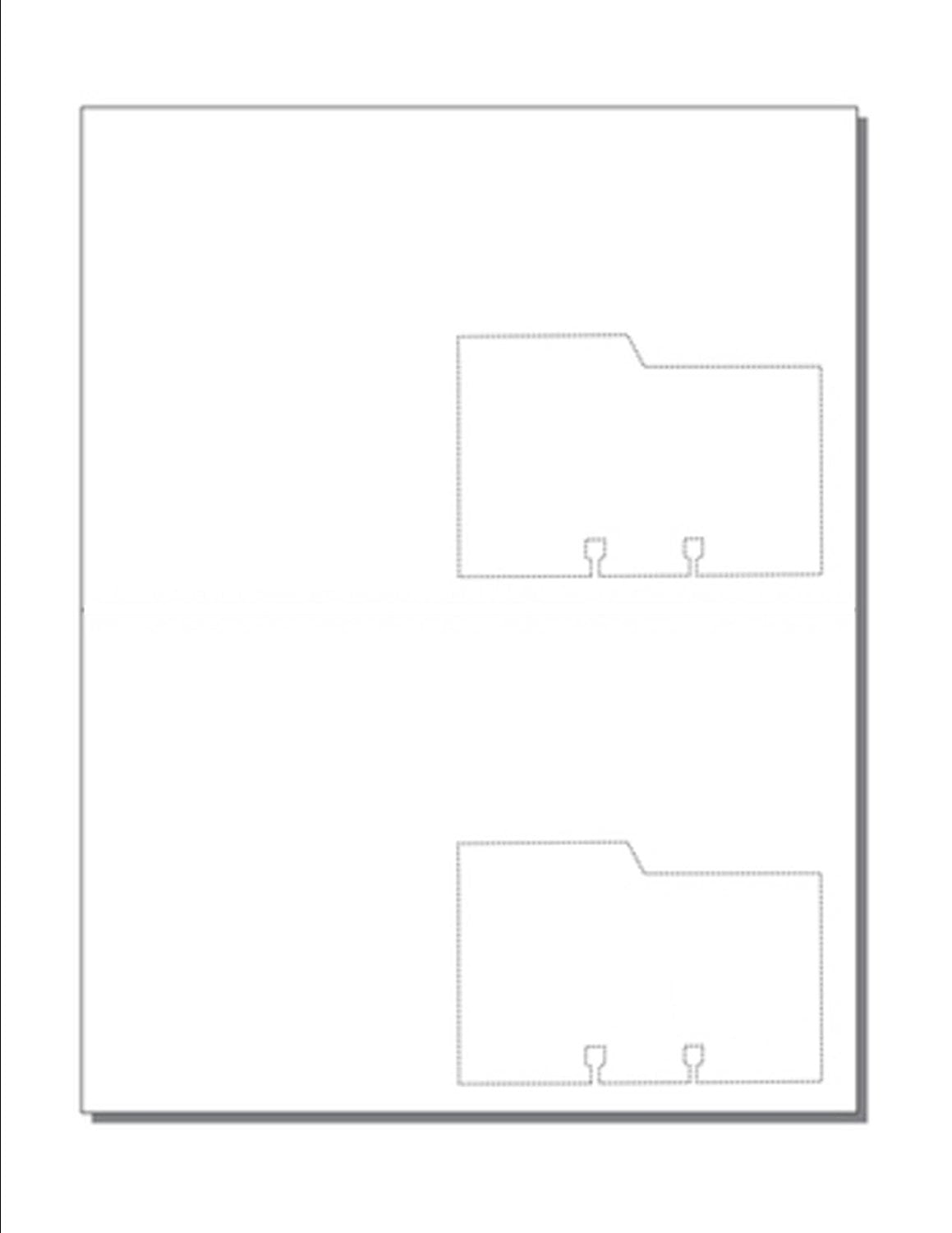 Print-Ready Note Cards, 2-UP (5-1/2