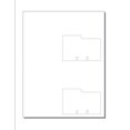 thumbnail image 1 of Print-Ready Note Cards, 2-UP (5-1/2" x 8-1/2") with Die-Cut Left Tab File Cards (2-1/8" x 4"), on 8-1/2" x 11" White 65lb Cover Paper - 250 Sheets, 1 of 1