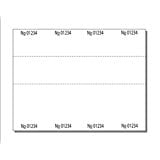Print-Ready Numbered Tickets w Perfed Double Stubs (2-1/8" x 6-1/2"), 4-UP on 6-1/2" x 8-1/2" White 65lb Cover Paper - 250 Sheets (1000 Tickets)