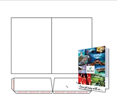 print-ready presentation folder kit with pockets & bus. card slits (9" x 12" folded), 1-up on 12" x 18" white 10pt c1s tango cover paper - 100 sheets