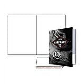 Print-Ready Presentation Folder Kit with Right Pocket (9" x 12" folded), 1-UP on 12" x 18" White 12pt C1S Tango Cover Paper - 250 Sheets