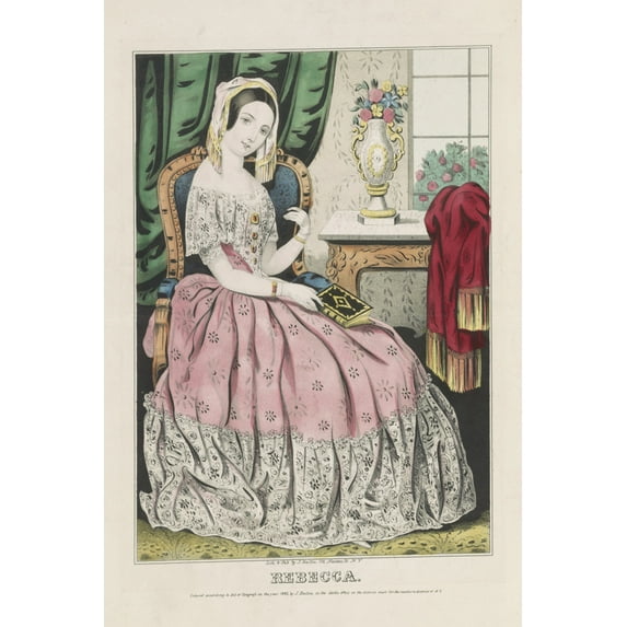 Print: Rebecca, 1845