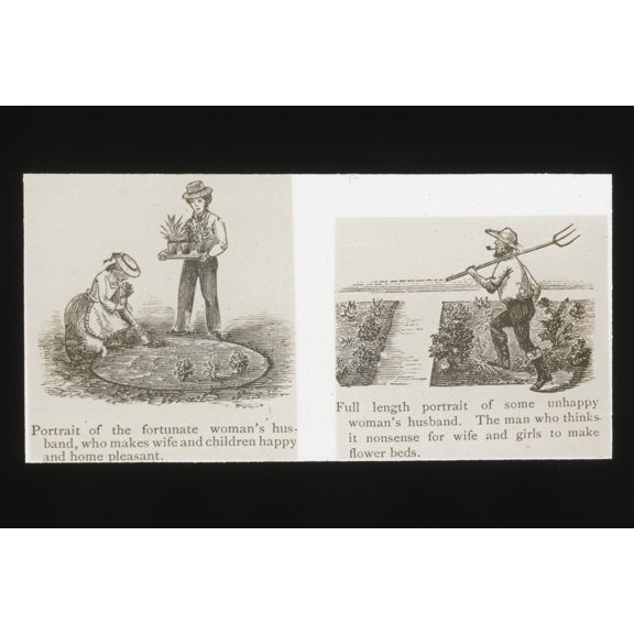 Print: Reproduction Of Illustrations Showing Fortunate And Unhappy