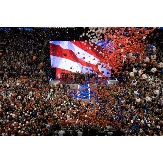 Print: Republican National Convention, September 1-4, 2008. Balloons Drop