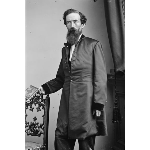 Print: Rev. Kelley, circa 1855