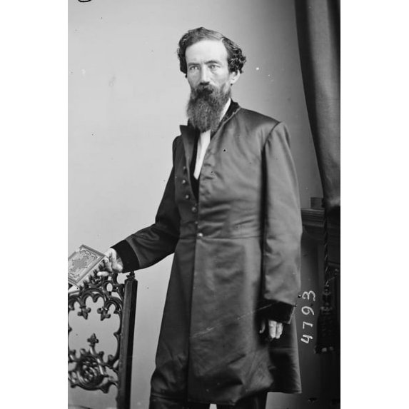 Print: Rev. Kelley, circa 1855