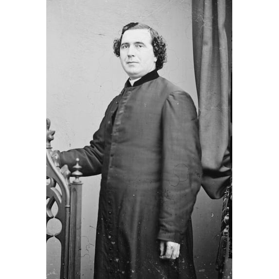 Print: Rev. Larkin, circa 1855