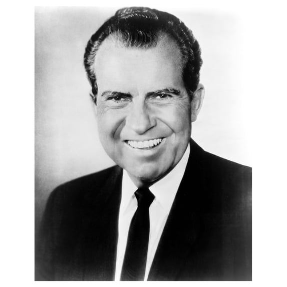 Print: Richard M. Nixon, Head-And-Shoulders Portrait, Facing Front, circa