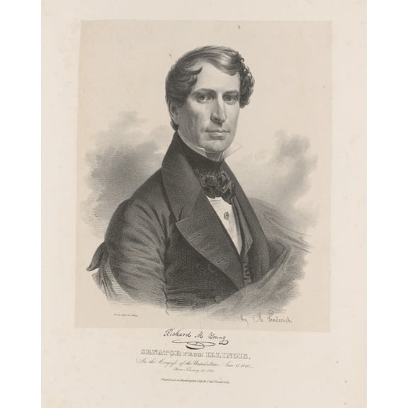 Print: Richard M. Young, Senator From Illinois