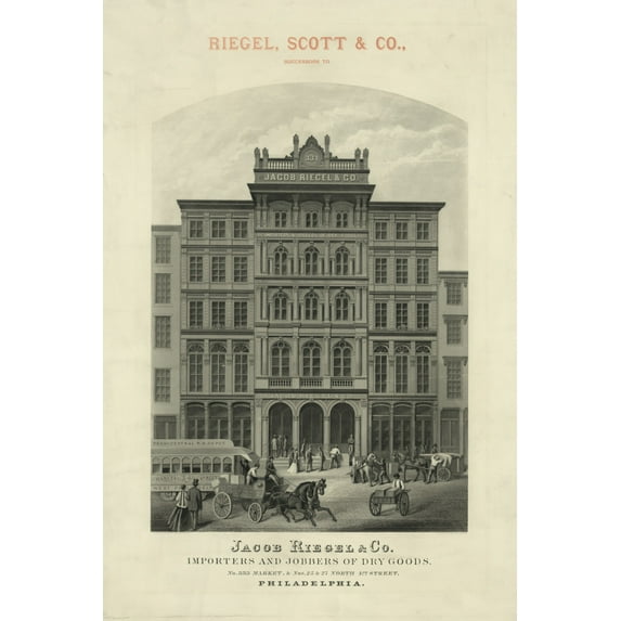 Print: Riegel, Scott & Co. Importers And Jobbers Of Dry Goods Philadelphia