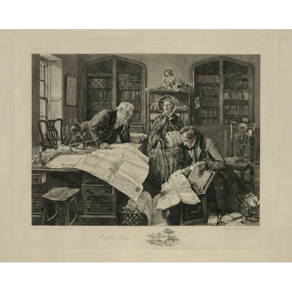 Print: Right Of Way, 1903