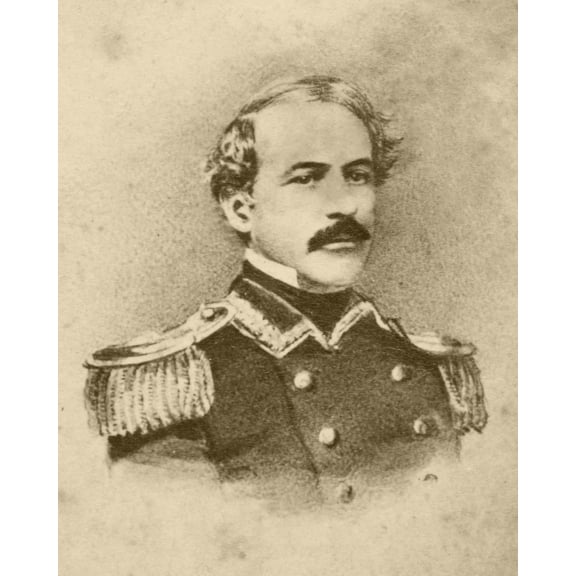 Print: Robert E. Lee In Uniform, 1846