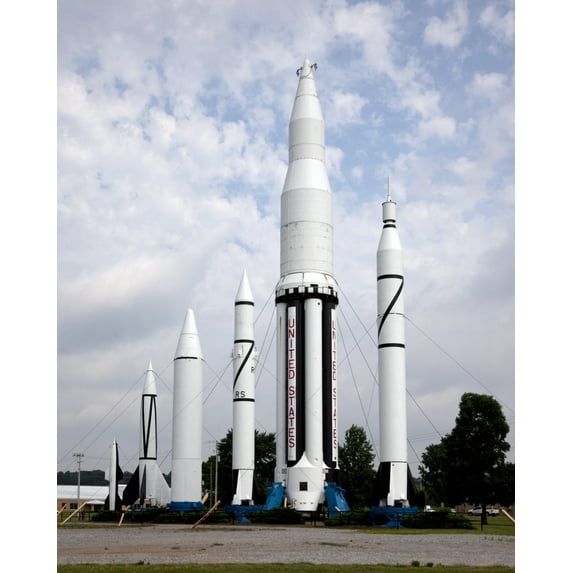 Print: Rocket Park Which Was Established In 1960 At Redstone Arsenal