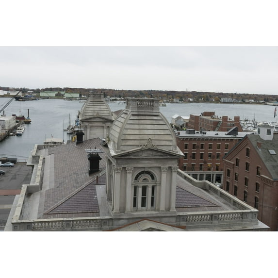 Print: Roof. U.S. Custom House, Portland, Maine, 2013