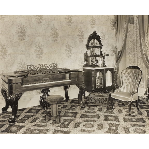 Print: Roosevelt House, New York Parlor., 1923