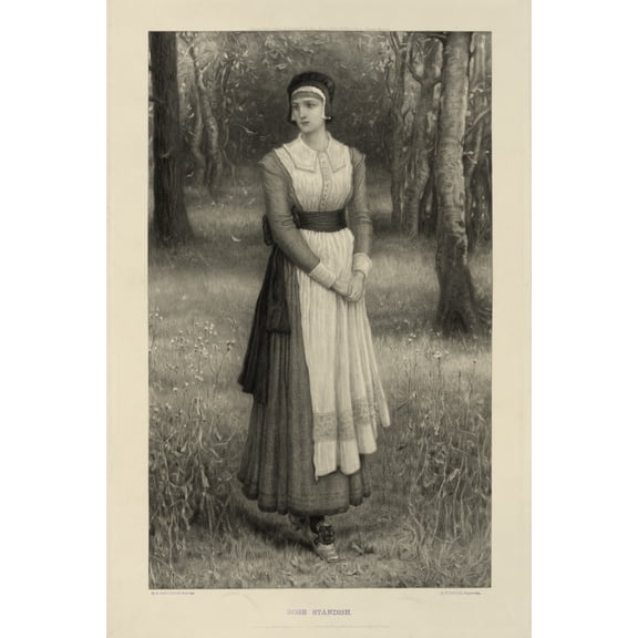Print: Rose Standish, 1884