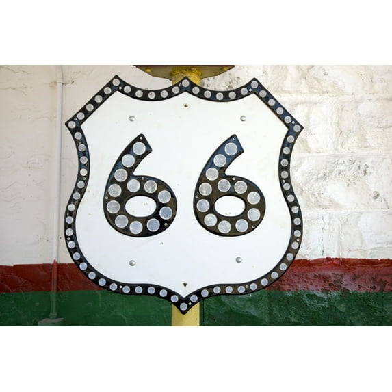 Print: Route 66 Sign, 2006