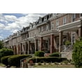 thumbnail image 1 of Print: Row Houses, 13th St. Near Intersection With Longfellow St., NW, 1 of 4