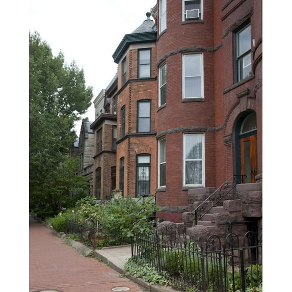 Print: Row Houses, East Capitol St., Washington, D.C., 2010
