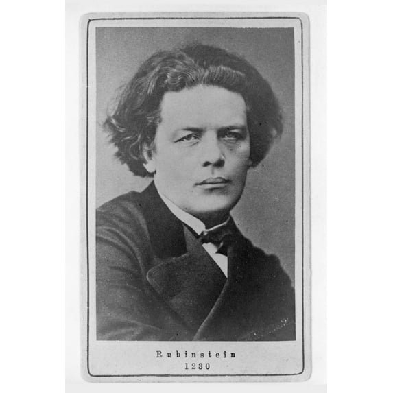 Print: Rubinstein, circa 1860