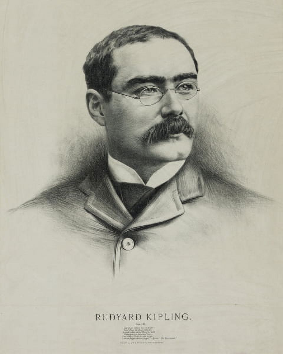 Kipling Rudyard Esli Print: Rudyard Kipling, 1899 - Walmart.com